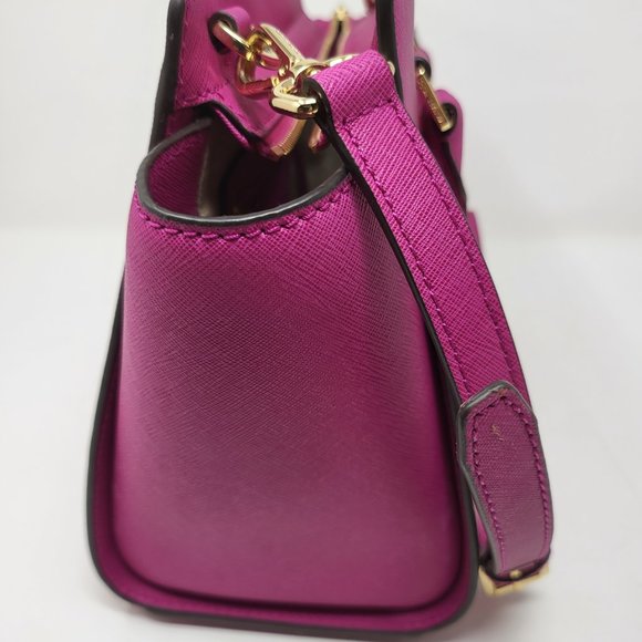 Selma Saffiano Leather Medium Satchel - Picture 4 of 12